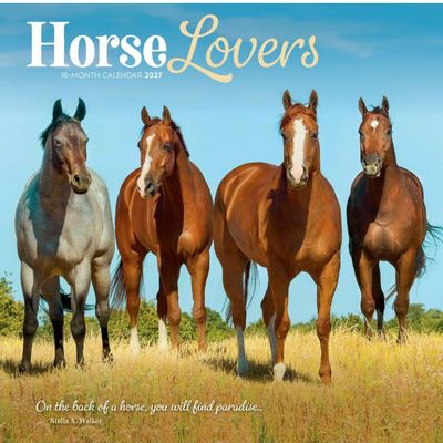 Horse Lovers 2027 Wall Calendar
