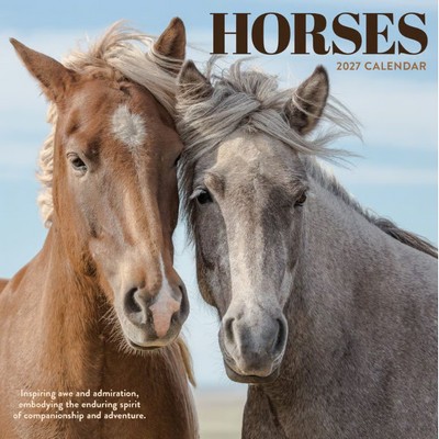Horses 2027 Mini Wall Calendar