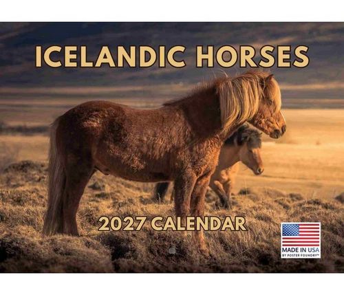 Icelandic Horses 2027 Calendar