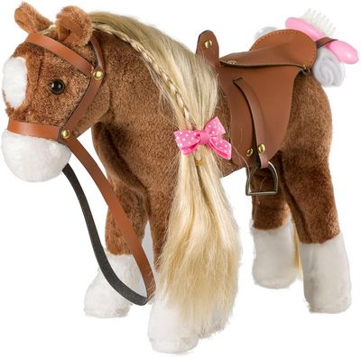 Cute Pony Plush Pretend Play Horse