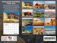 Badlands National Park 2026 Wall Calendar