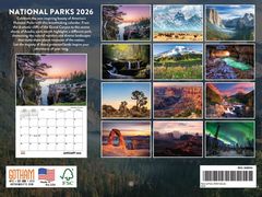 National Parks 2026 Calendar
