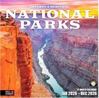 Untamed & Beautiful National Parks 2026 Wall Calendar