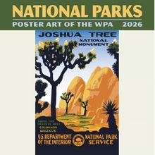 National Parks Poster Art of the WPA 2026 Mini Wall Calendar