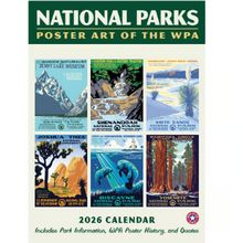 National Parks Poster Art of the WPA 2026 Wall Calendar