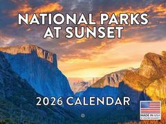 National Parks at Sunset 2026 Wall Calendar