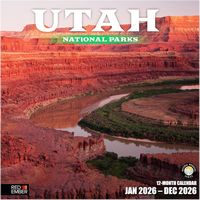 Utah National Parks 2026 Wall Calendar