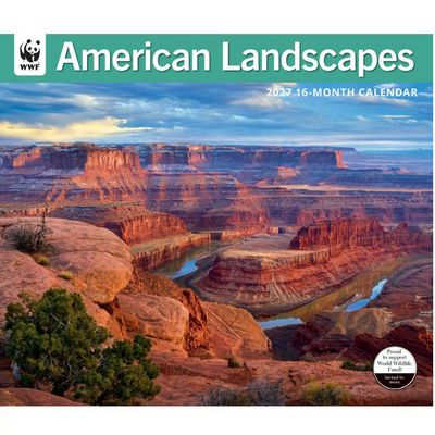 WWF American Landscapes 2027 Wall Calendar