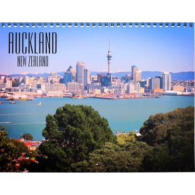 Auckland New Zealand 2027 Wall Calendar
