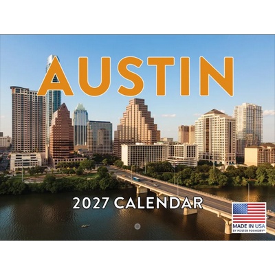 Austin 2027 Wall Calendar