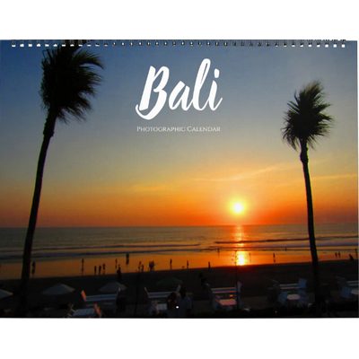 Bali 2027 Wall Calendar