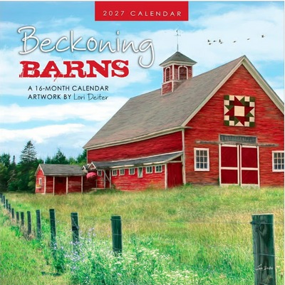 Beckoning Barns 2027 Wall Calendar