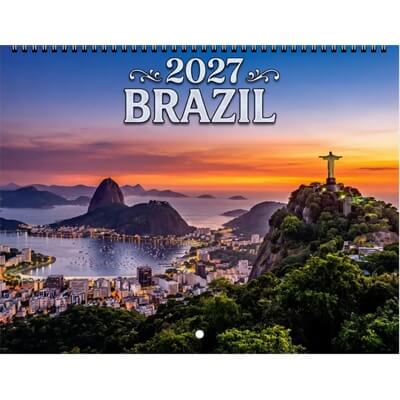 Brazil 2027 Wall Calendar