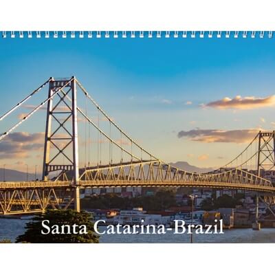 Santa Catarina Brazil 2027 Wall Calendar