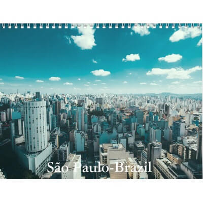 São Paulo Brazil 2027 Wall Calendar