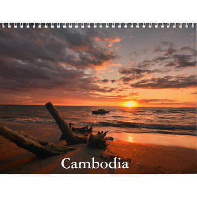 Cambodia 2027 Wall Calendar