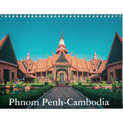 Phnom Penh - Cambodia 2027 Wall Calendar