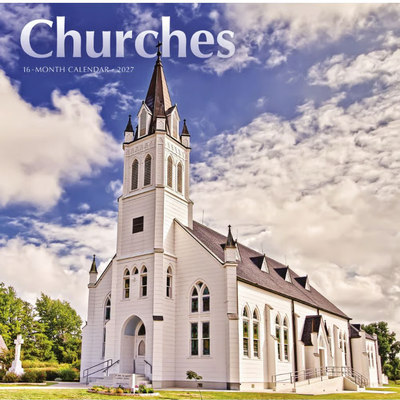 Churches 2027 Wall Calendar
