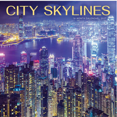 City Skylines 2027 Wall Calendar