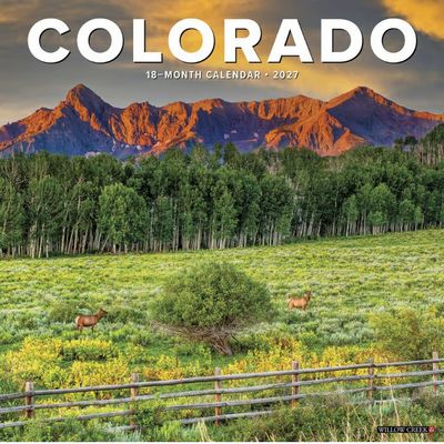 Colorado 2027 Wall Calendar