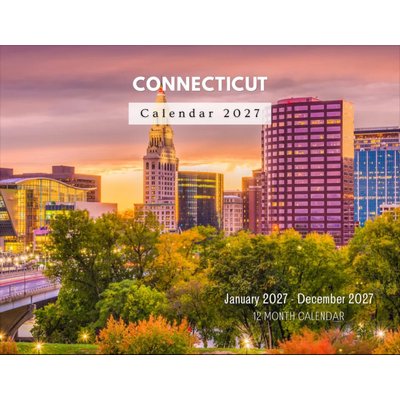 Connecticut 2027 Wall Calendar