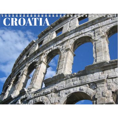 Croatia 2027 Wall Calendar