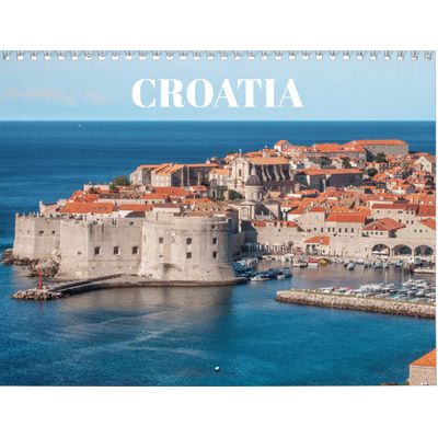 Croatia 2027 Wall Calendar
