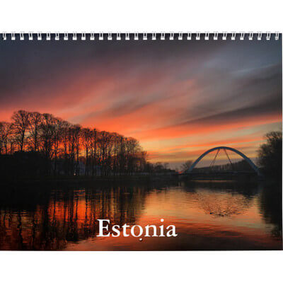 Estonia 2027 Wall Calendar