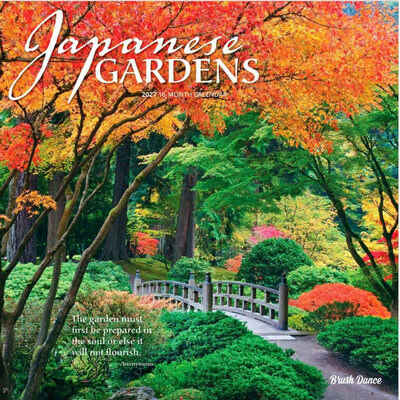 Japanese Gardens 2027 Wall Calendar