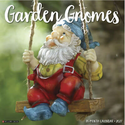 Garden Gnomes 2027 Wall Calendar