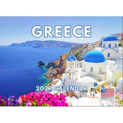 Greece 2027 Wall Calendar