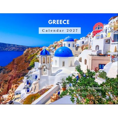 Greece 2027 Wall Calendar