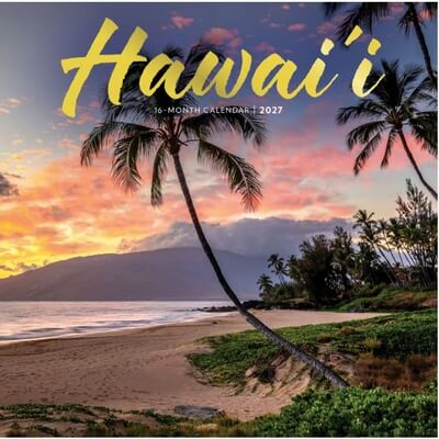 Hawaii 2027 Wall Calendar
