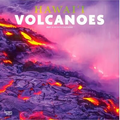 Hawaii Volcanoes 2027 Wall Calendar