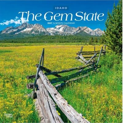 Gem State Idaho 2027 Wall Calendar