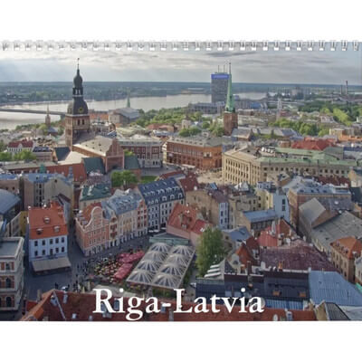 Riga, Latvia 2027 Wall Calendar