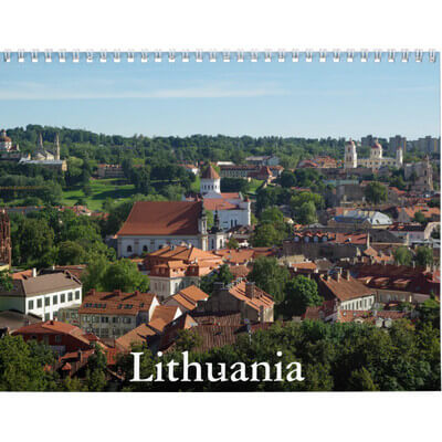 Lithuania 2027 Wall Calendar