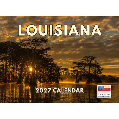 Louisiana 2027 Wall Calendar