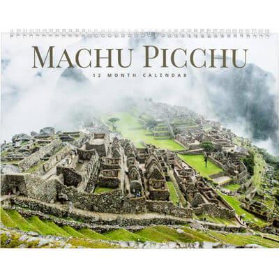 Machu Picchu 2027 Wall Calendar