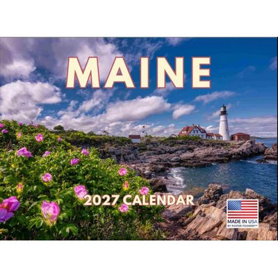 Maine 2027 Wall Calendar