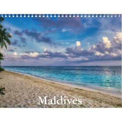 Maldives 2027 Wall Calendar