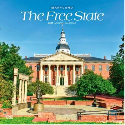 Free State Maryland 2027 Wall Calendar