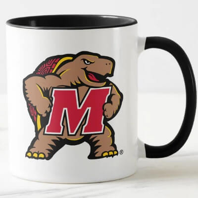 Maryland Terrapin M Mascot Mug
