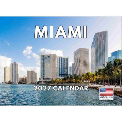 Miami 2027 Wall Calendar