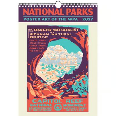 National Parks Poster Art of the WPA 2027 Wall Calendar