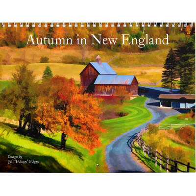 Autumn in New England 2027 Wall Calendar
