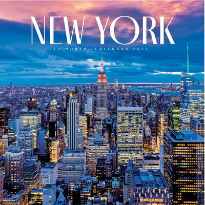 New York 2027 Wall Calendar
