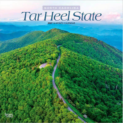 Tar Heel State North Carolina 2027 Wall Calendar