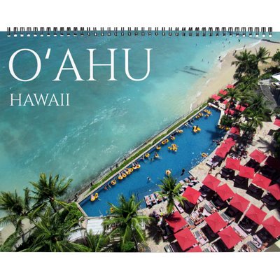 O'ahu Hawaii 2027 Large Calendar
