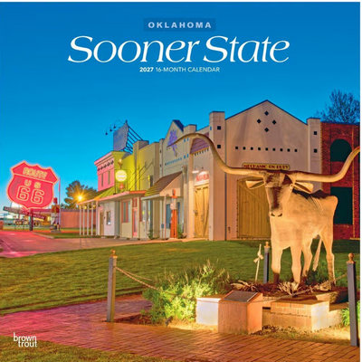 Sooner State Oklahoma 2027 Wall Calendar